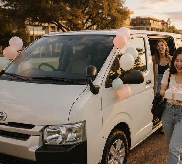 Private event transport Perth by Perth Mini Charter with comfortable minibus hire for birthdays, celebrations and group travel.