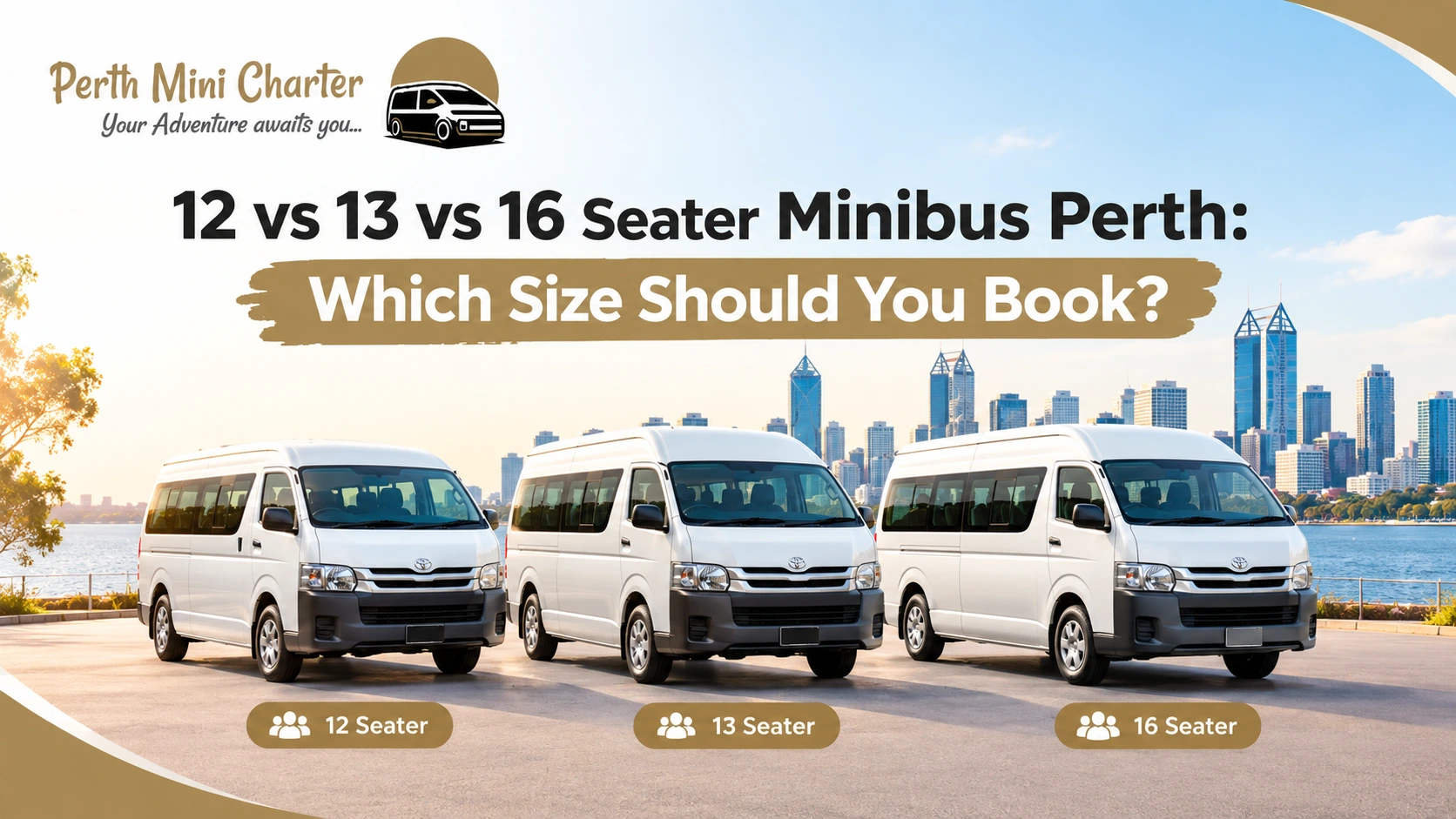 12 vs 13 vs 16 Seater Minibus Perth